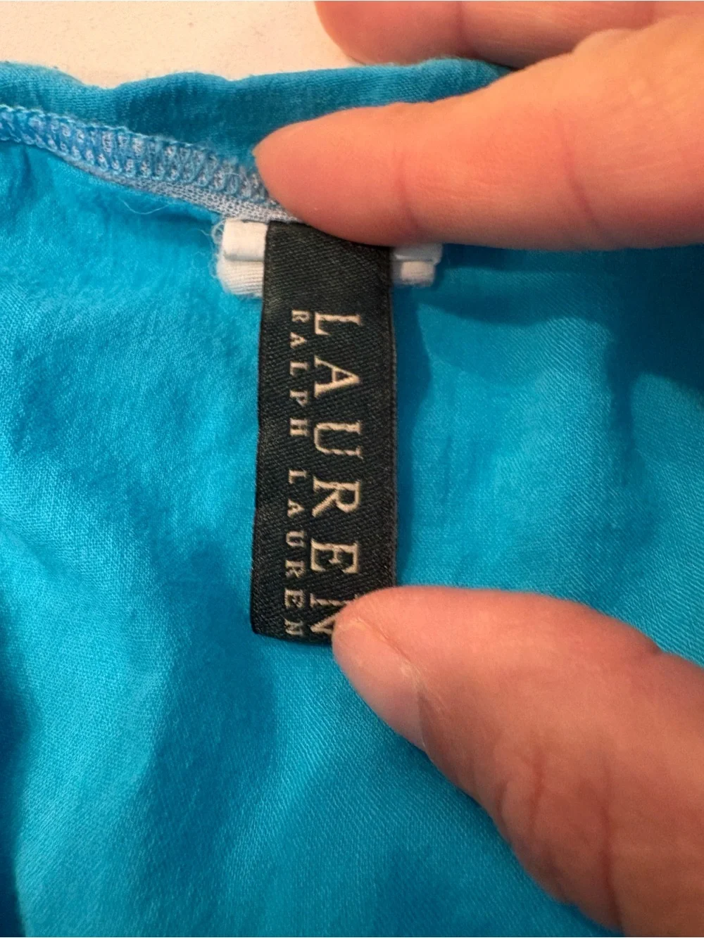 Lauren Ralph Lauren Turquoise Blue Swim Coverup